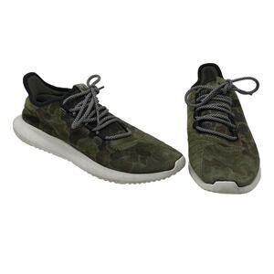 Adidas Tubular Shadow Green Camouflage Running Sneakers Shoes Men Size 8